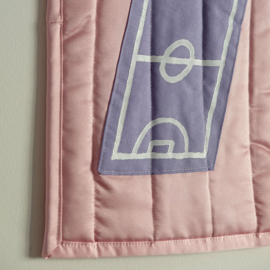 Italic handball court - Textile quilt
