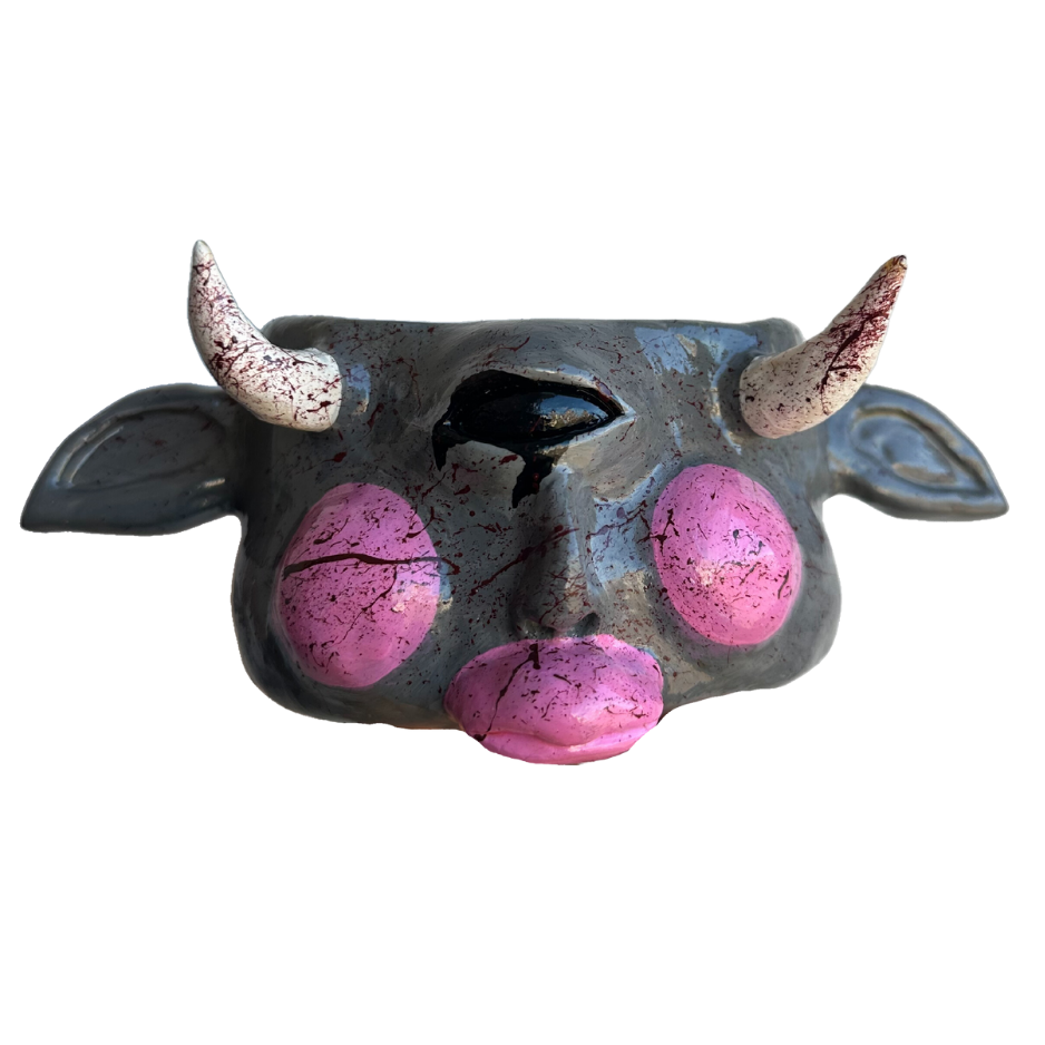 Horn(y) Ellie Sculpture