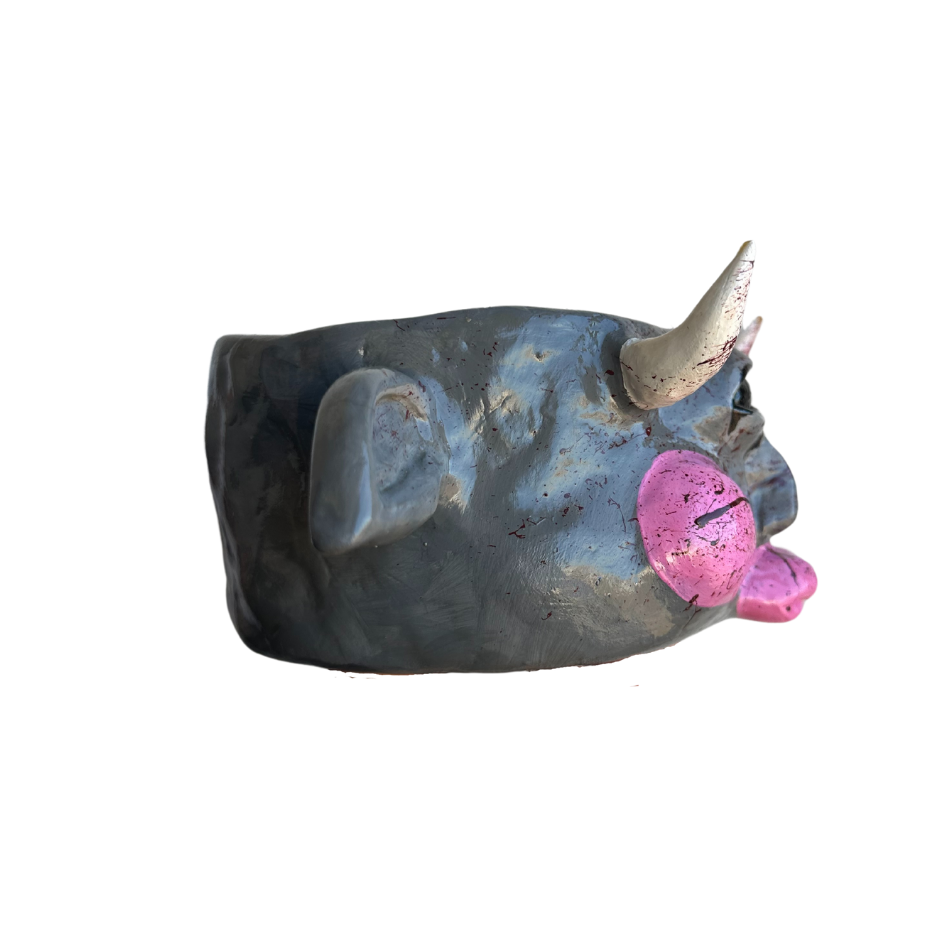 Horn(y) Ellie Sculpture