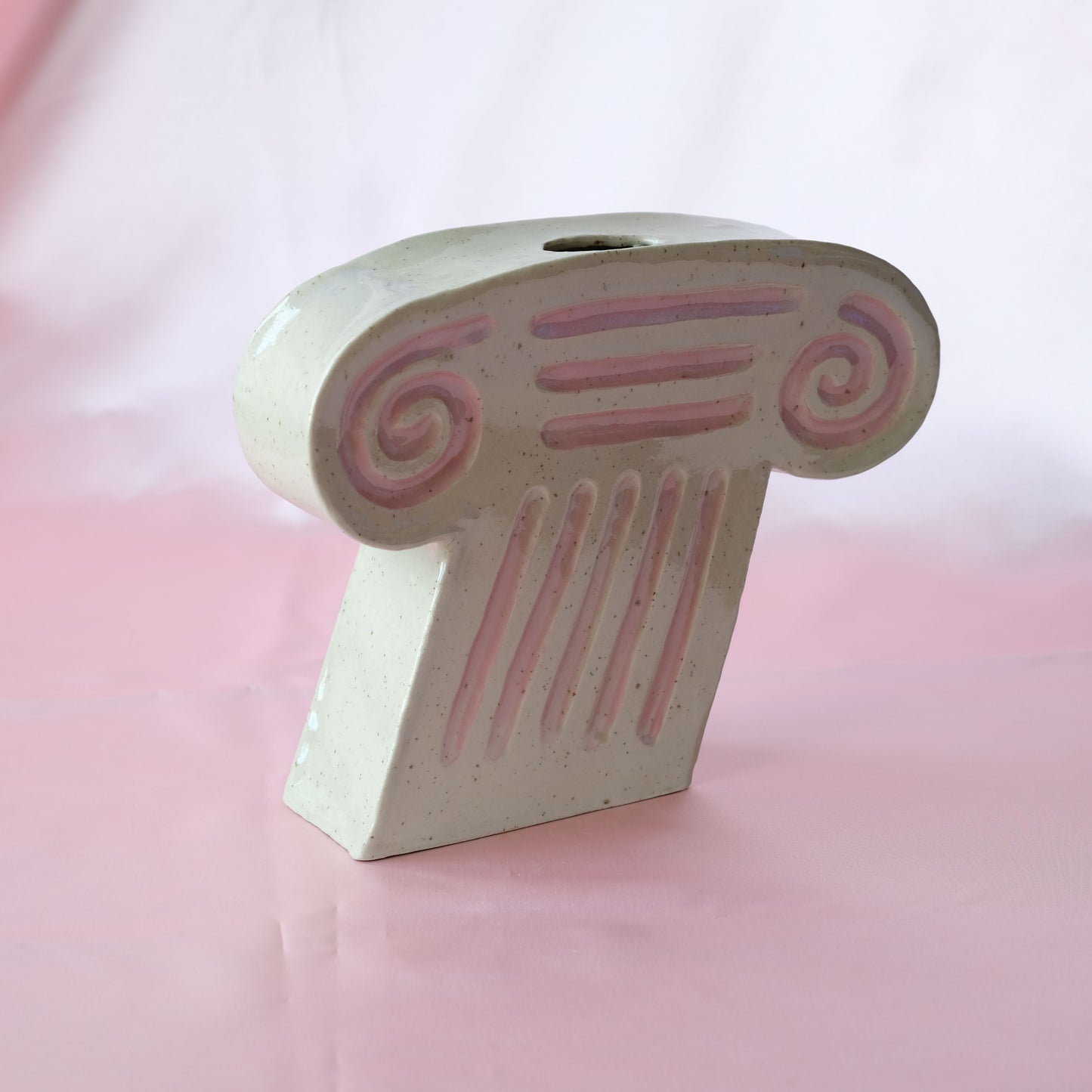 Ceramic capital - Beige/Pink