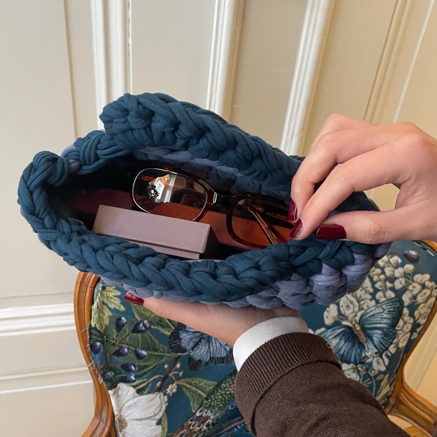 Hand bag Elin - Light Blue