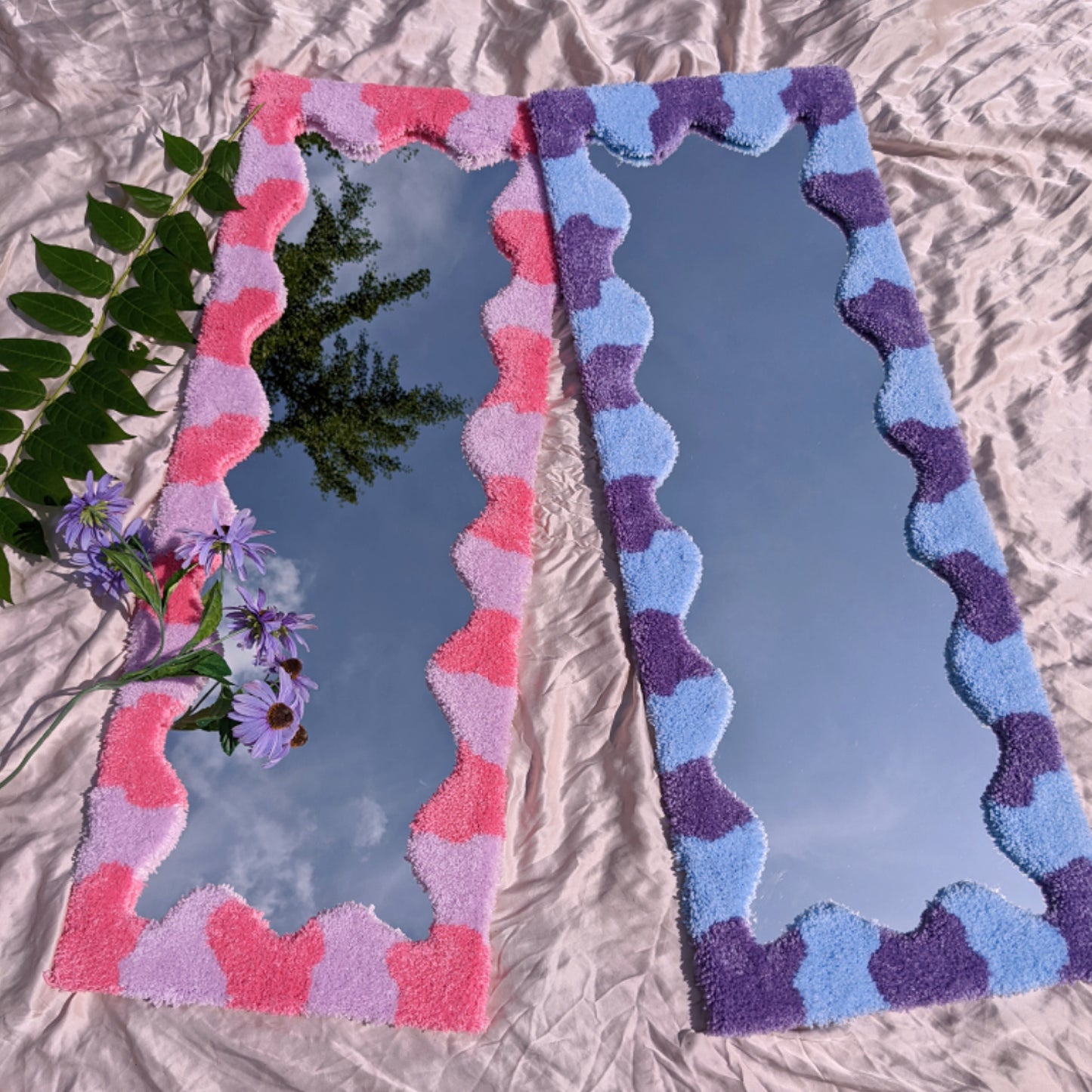 Tufted mirror - Jumbo (Customizable)