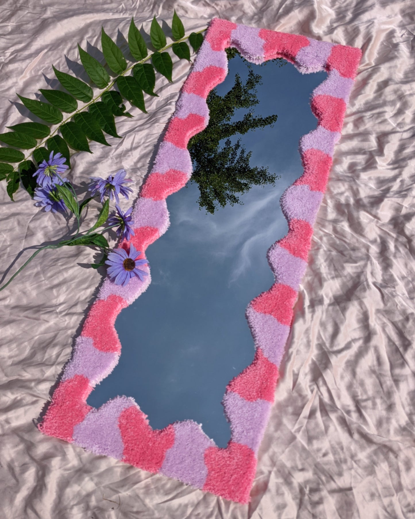 Tufted mirror - Jumbo (Customizable)