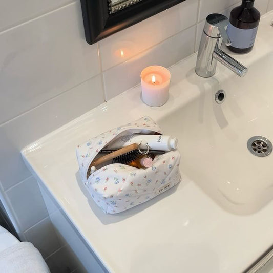 Upcycled Makeup bag - Siena