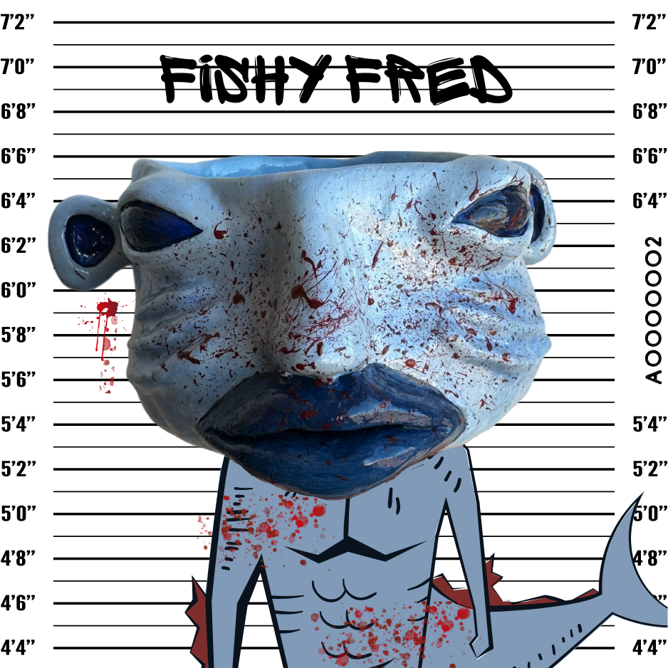 Fishy Fred Sculpture