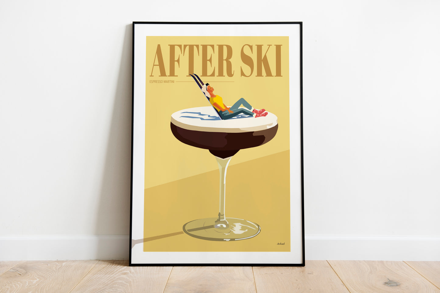Afterski tjej Poster