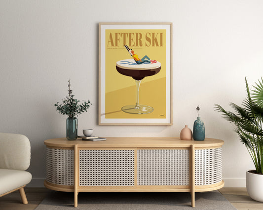 Afterski tjej Poster
