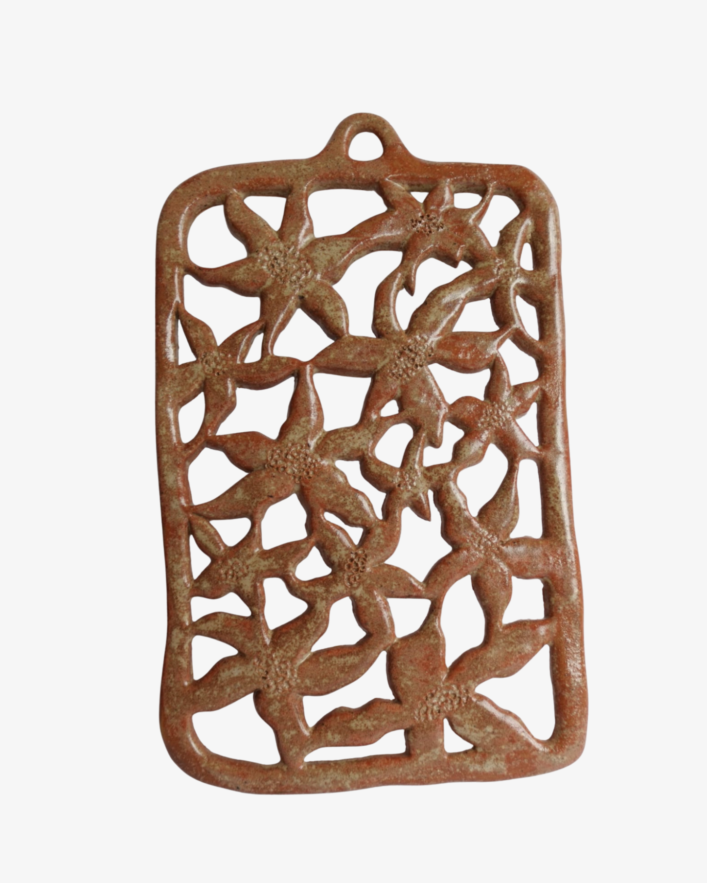 Keramisk Floral Wall Plaque Two
