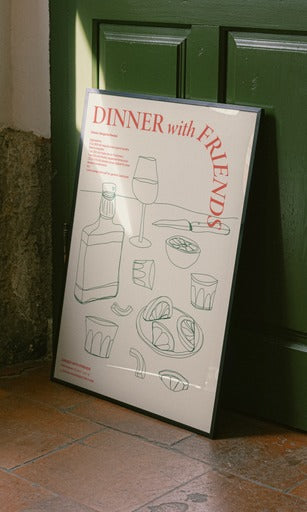 DINNER WITH FRIENDS - POSTER