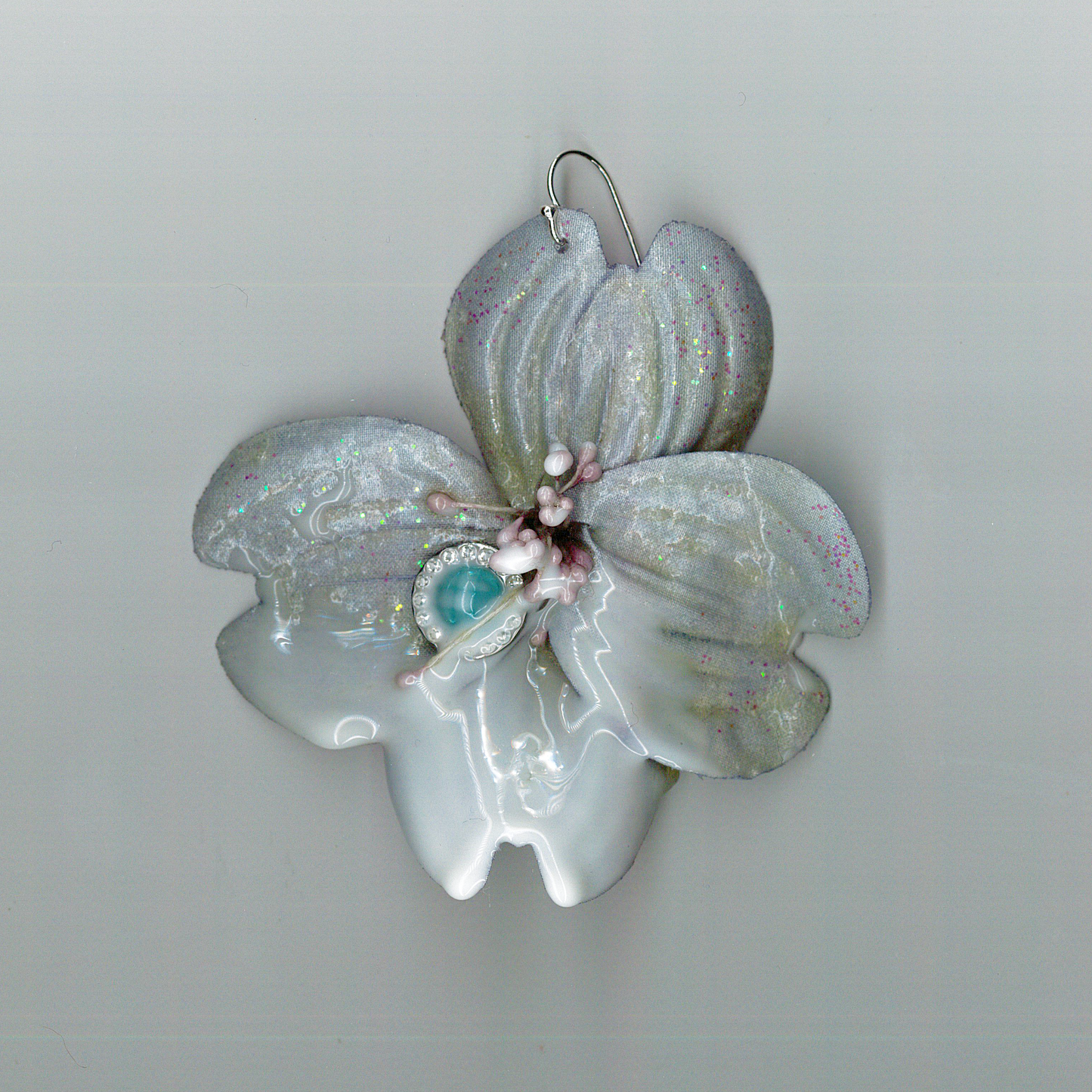 CREAMY CORNACEAE EARRINGS PURPLE