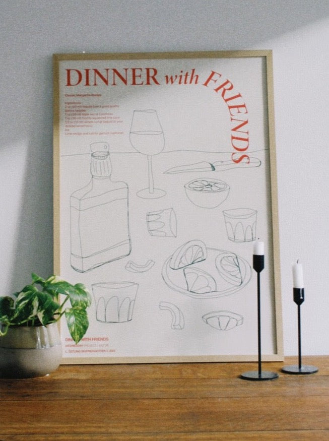 DINNER WITH FRIENDS - POSTER