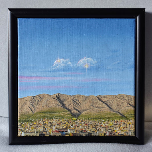 No Friends but the Mountains - Original oil painting