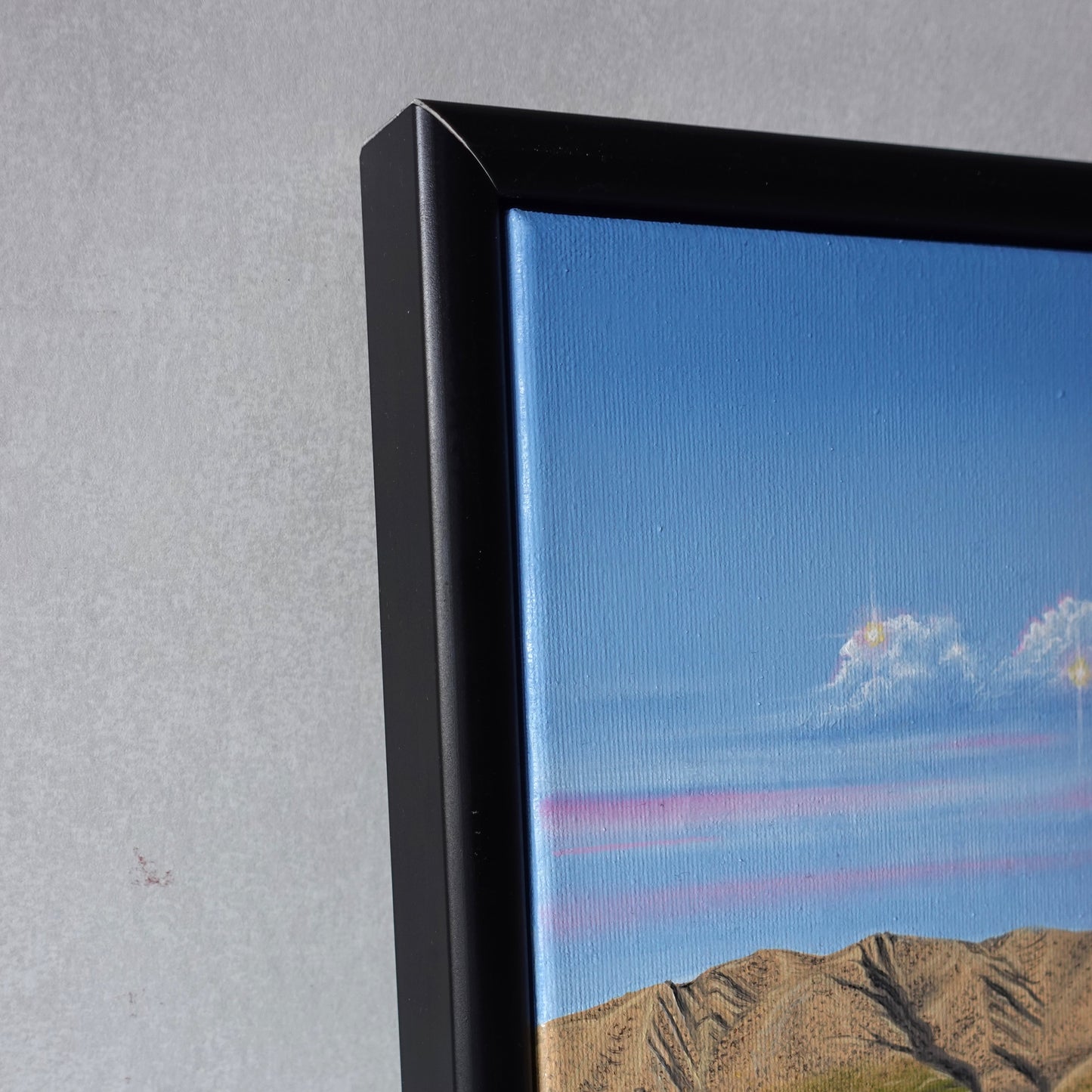 No Friends but the Mountains - Original oil painting
