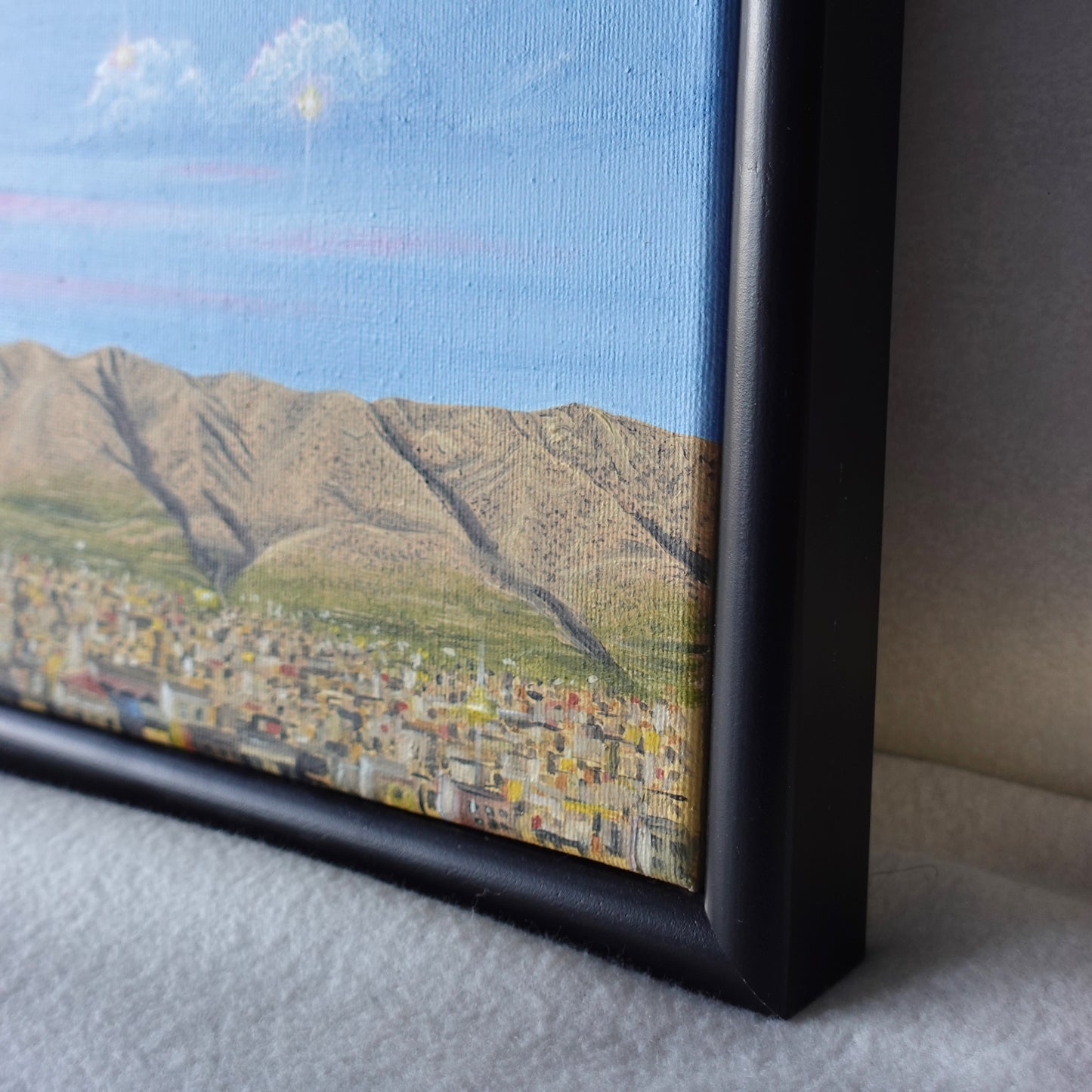 No Friends but the Mountains - Original oil painting