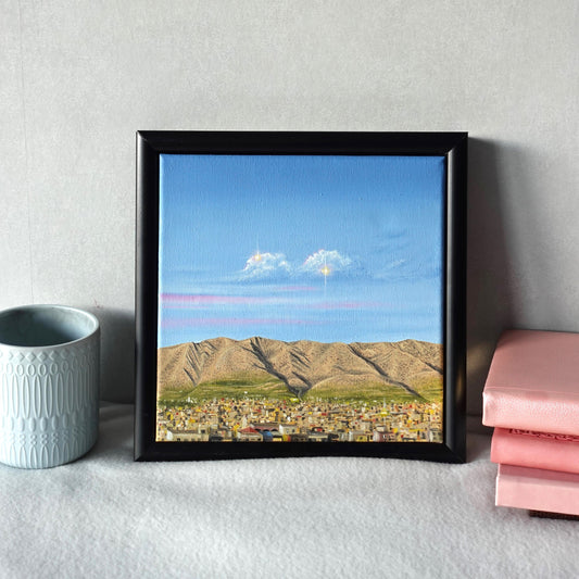 No Friends but the Mountains - Original oil painting