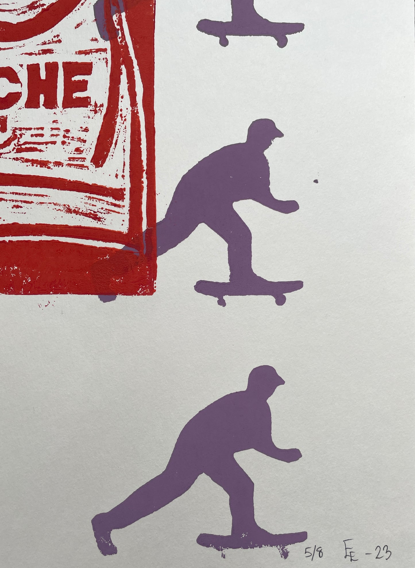 Douchebag skater Limited Edition Print