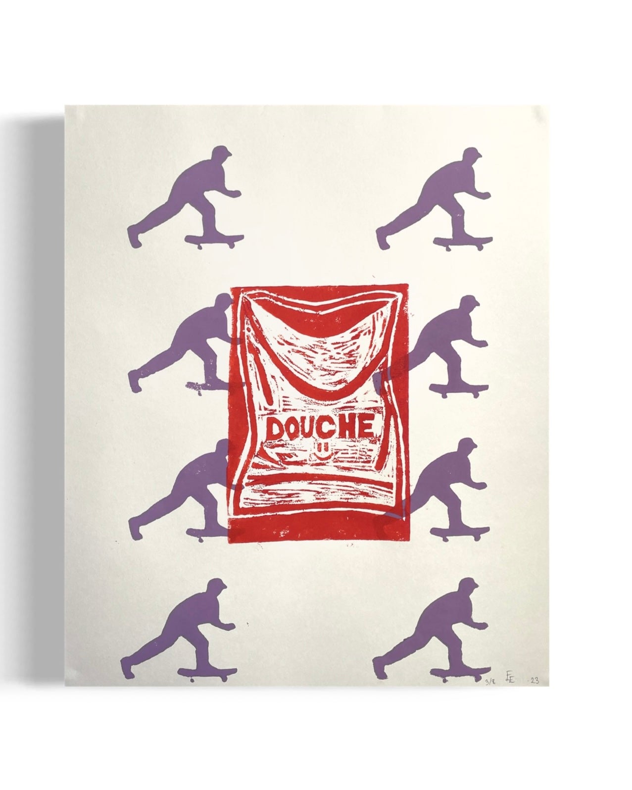 Douchebag skater Limited Edition Print