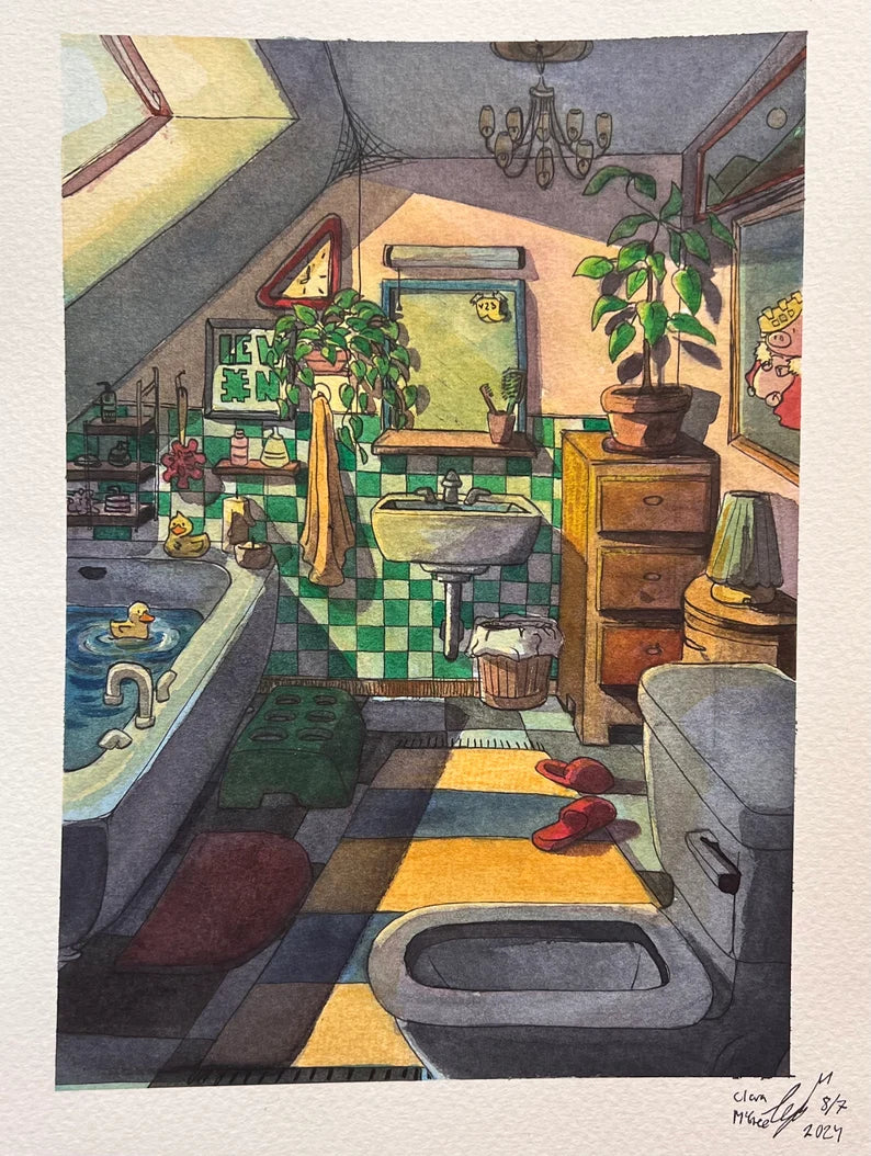 Bathroom - Poster