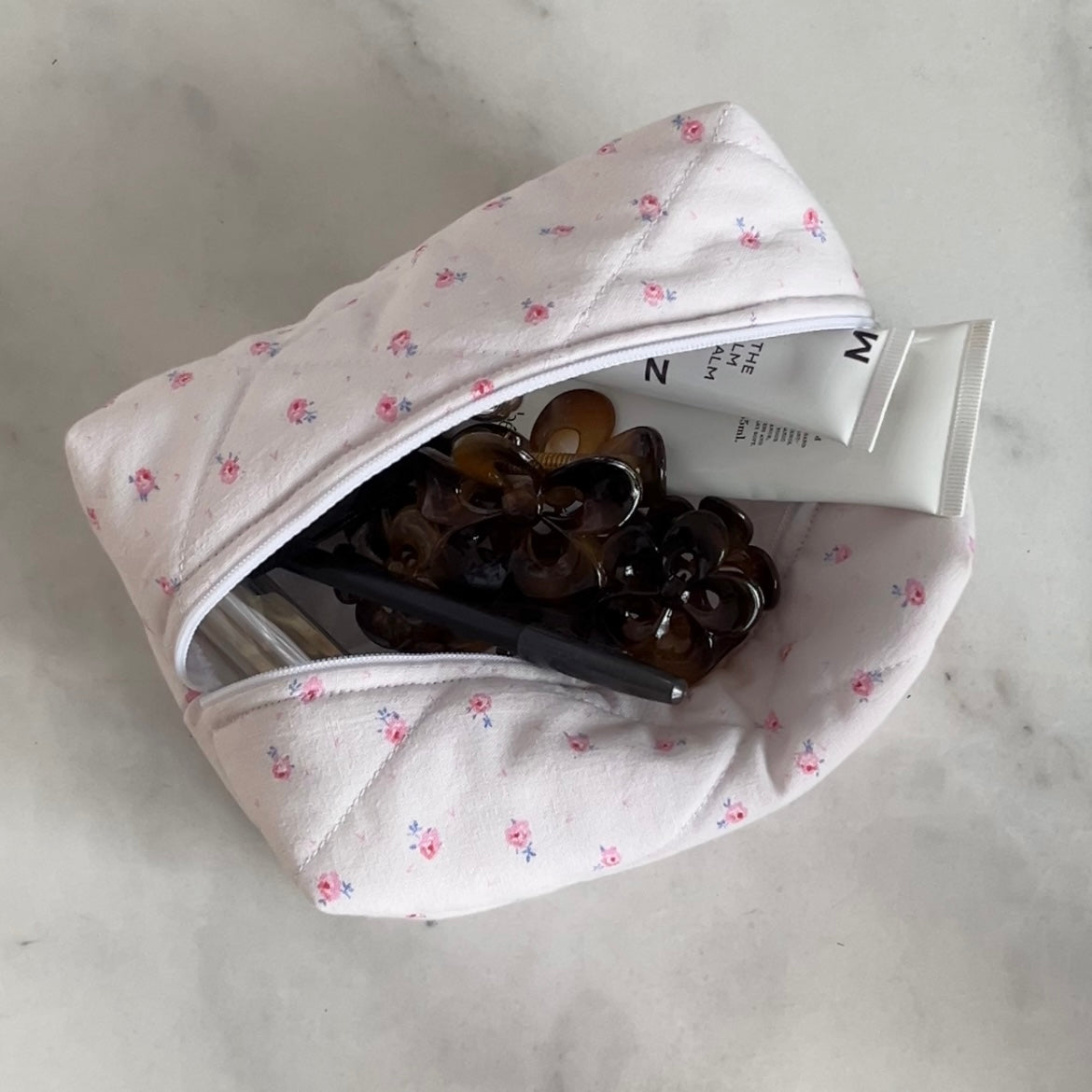 Upcycled makeup bag small - Sarzana