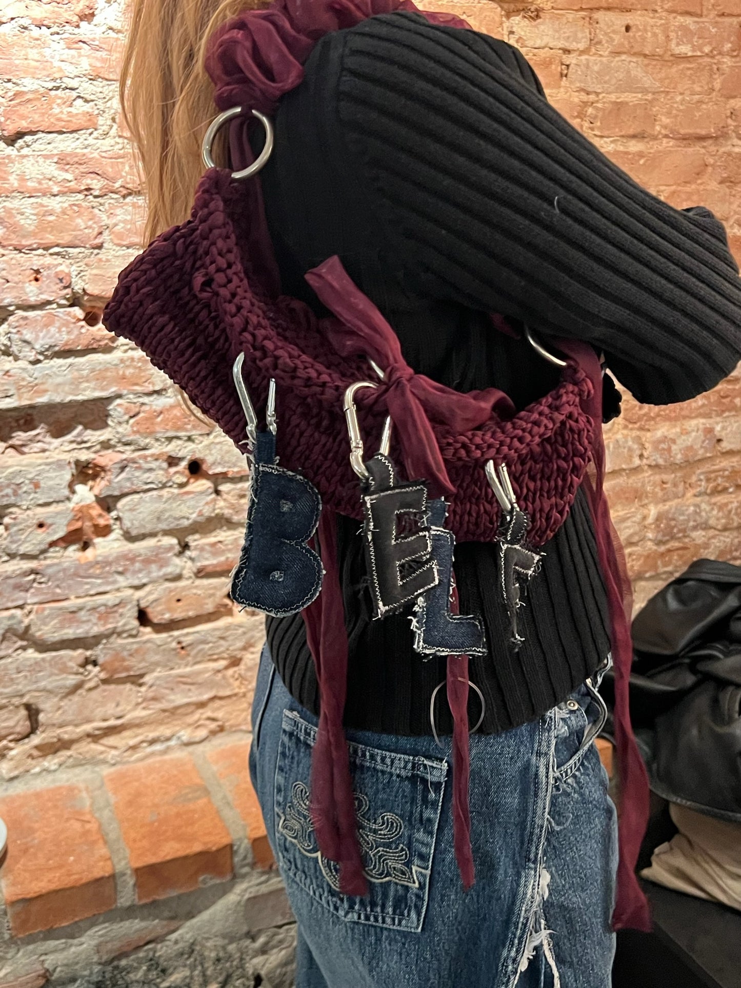 KEYCHAIN L - DENIM