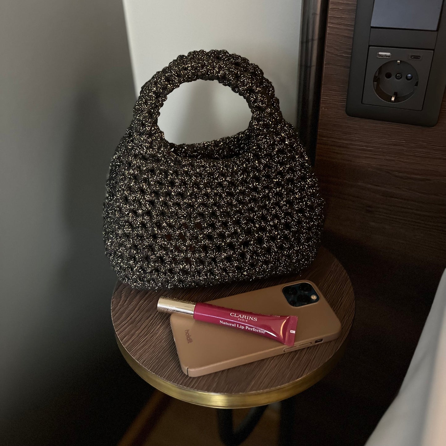Cocktail bag Black Gold
