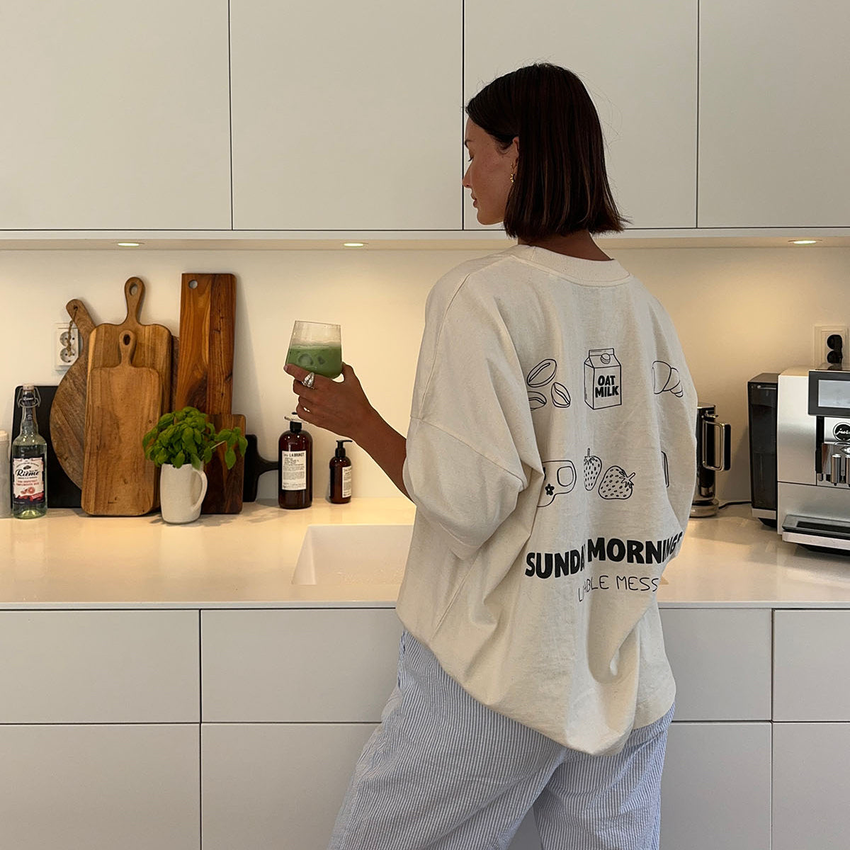 Sunday Mornings Natural T-shirt