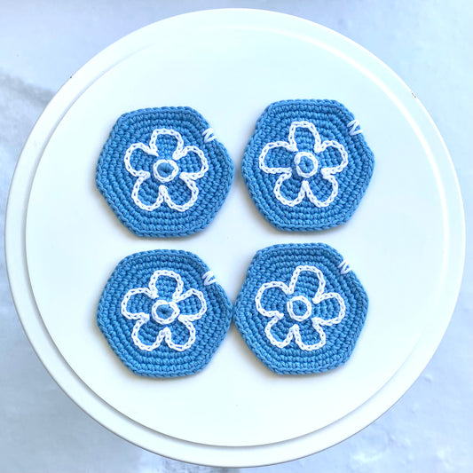 Coaster - Flower (Package of 4 coasters)
