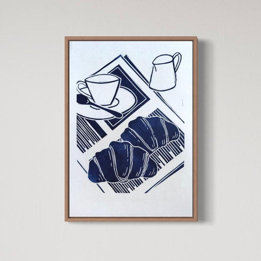 Morning Coffee Linoleumprint