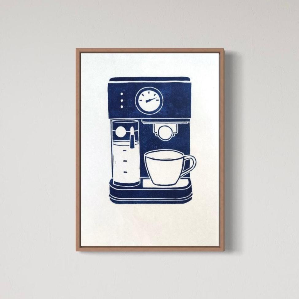 Espresso Linoleumprint