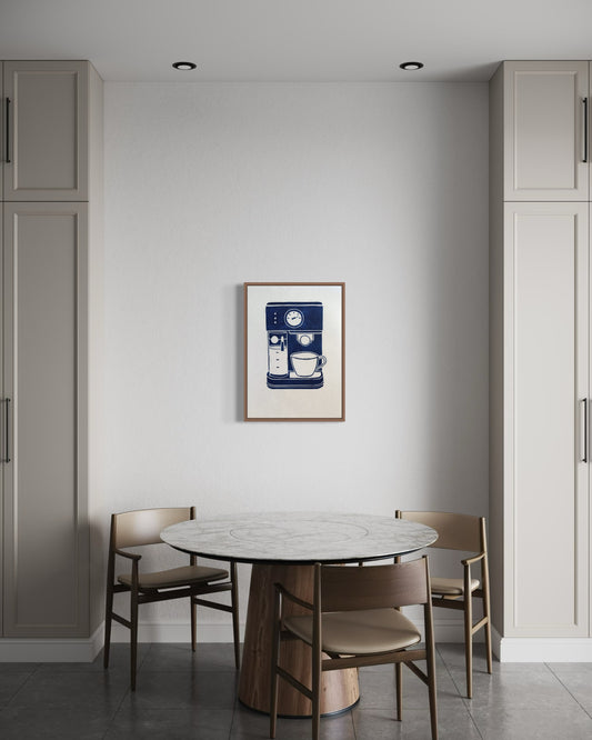 Espresso Linoleumprint