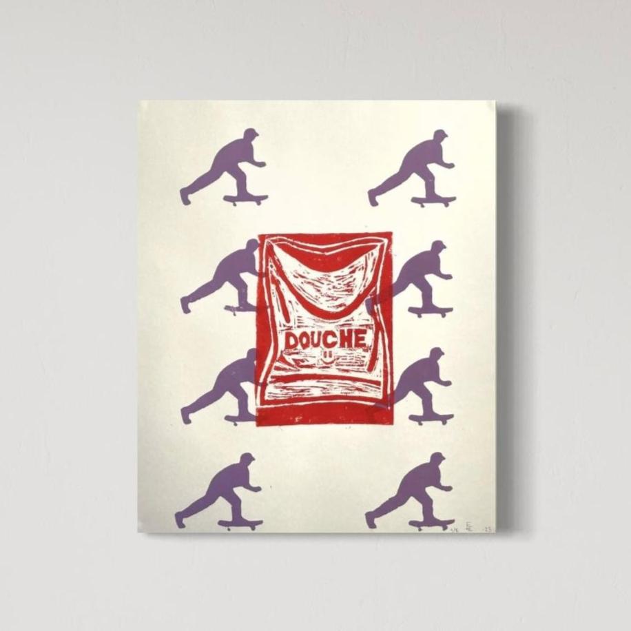 Douchebag skater Limited Edition Print