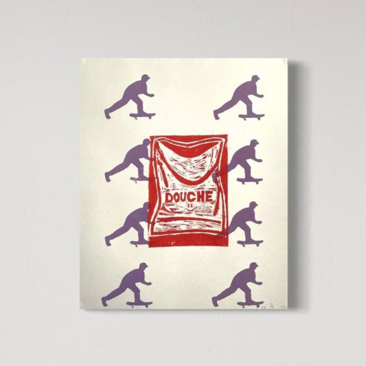 Douchebag skater Limited Edition Print