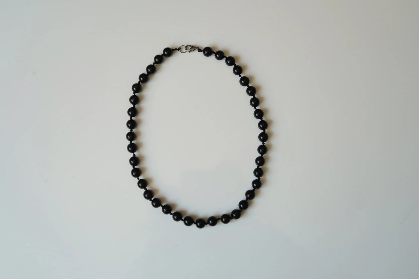 RIVIERA - Black pearl necklace