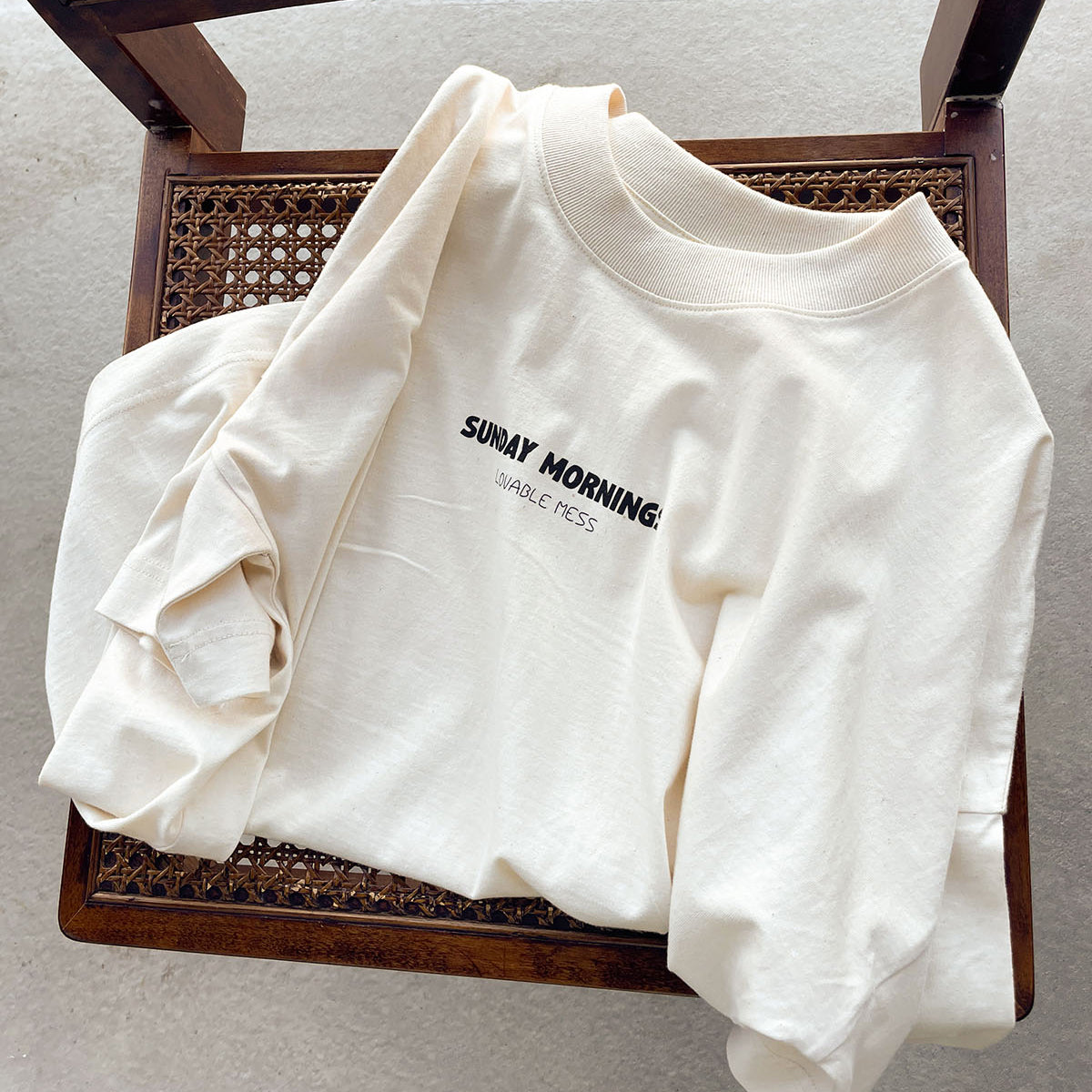 Sunday Mornings Natural T-shirt #01