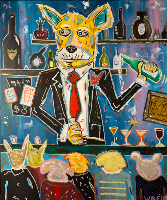 Bartender Boss Fine Art Print
