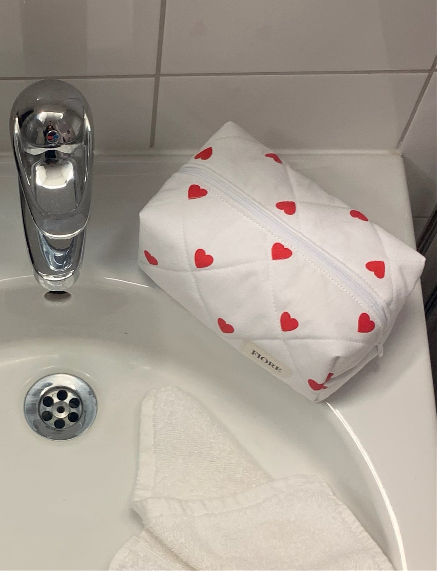 Upcycled makeup bag - Roma