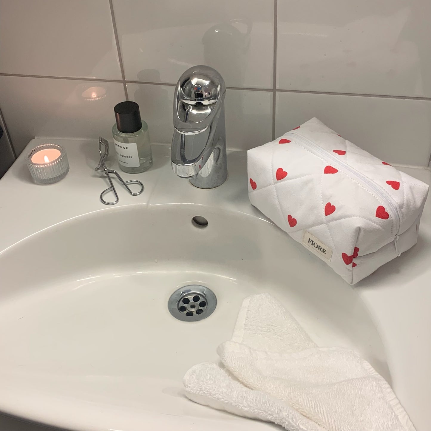 Upcycled makeup bag - Roma