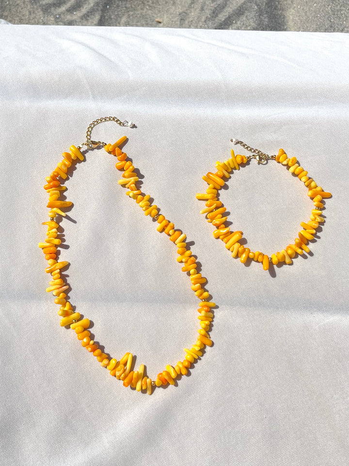 Crispy Coral Necklace/Anklet