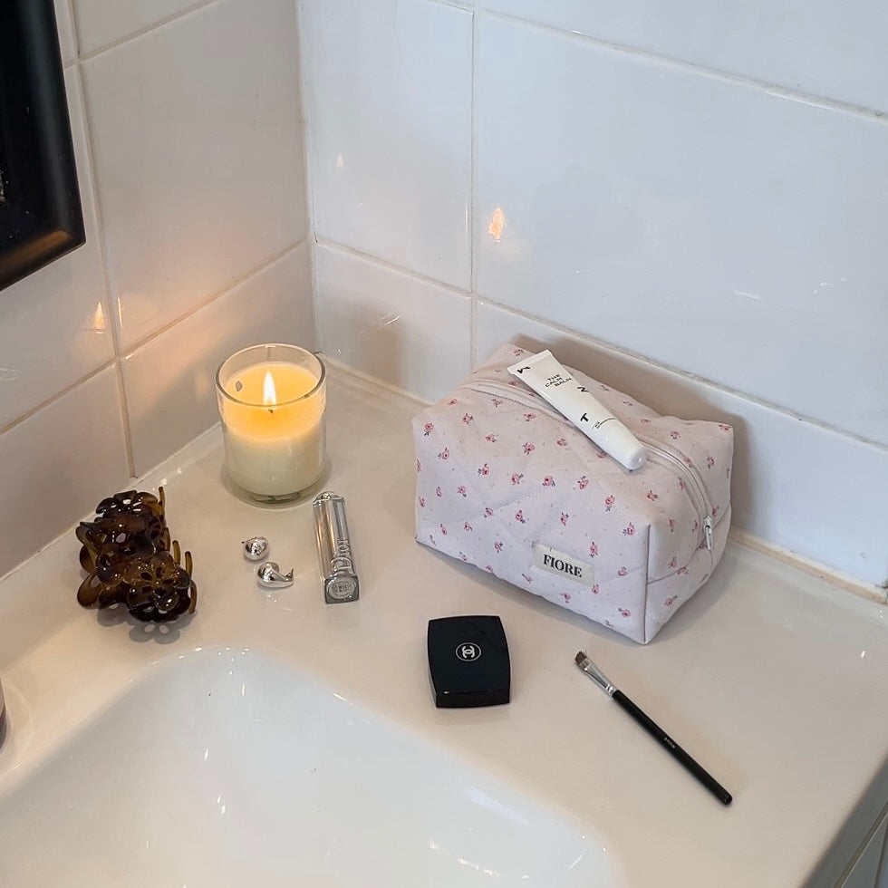 Upcycled makeup bag small - Sarzana
