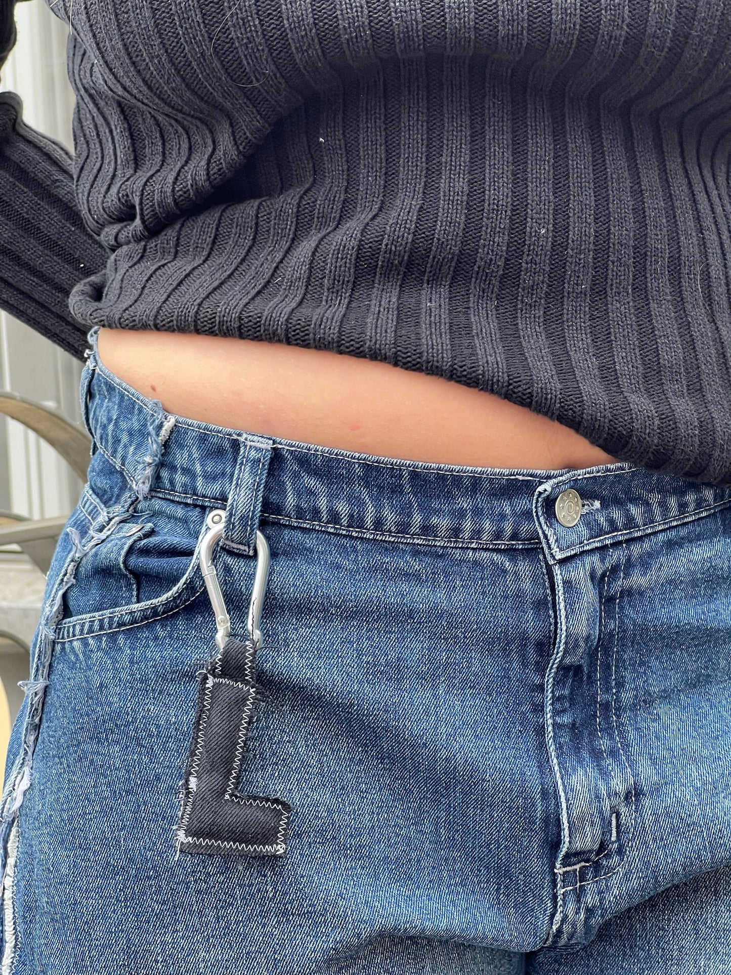 KEYCHAIN L - DENIM