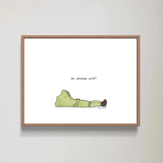 Är dörren låst? - Poster