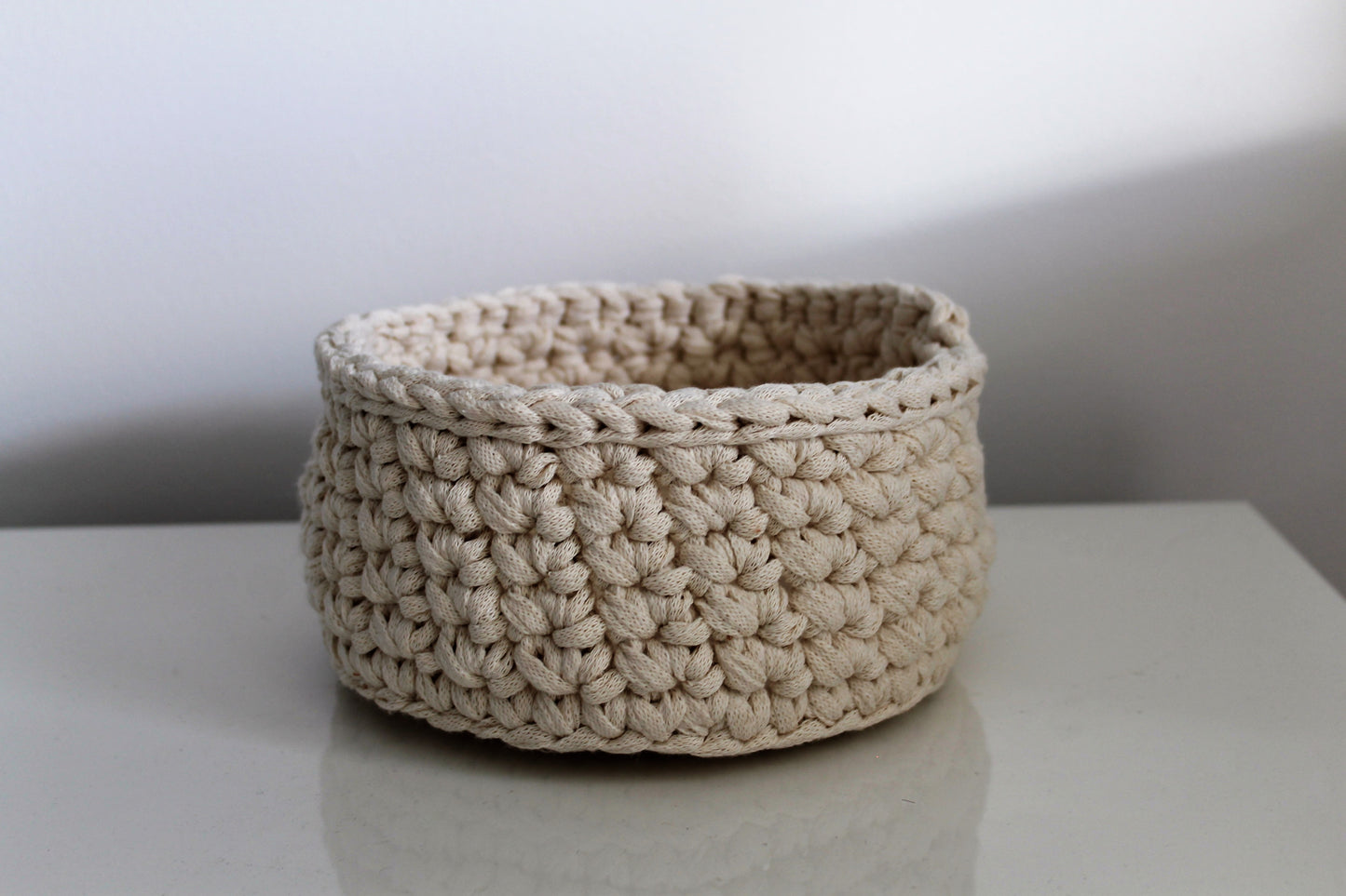 White Small Basket