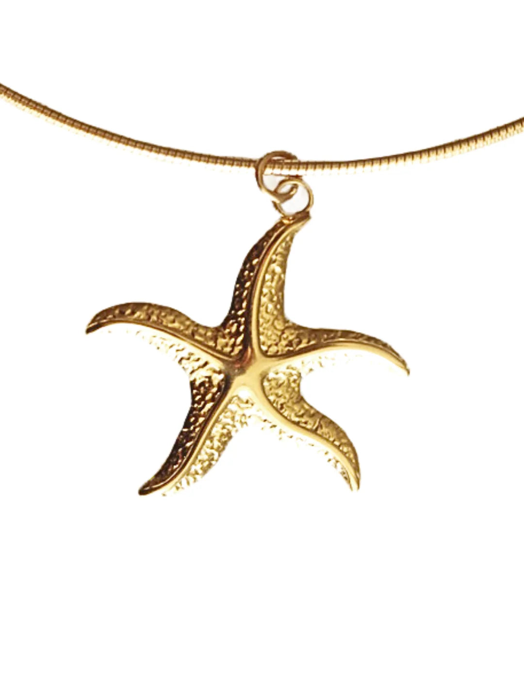 HONEYSUCKLE - Gold Starfish Necklace