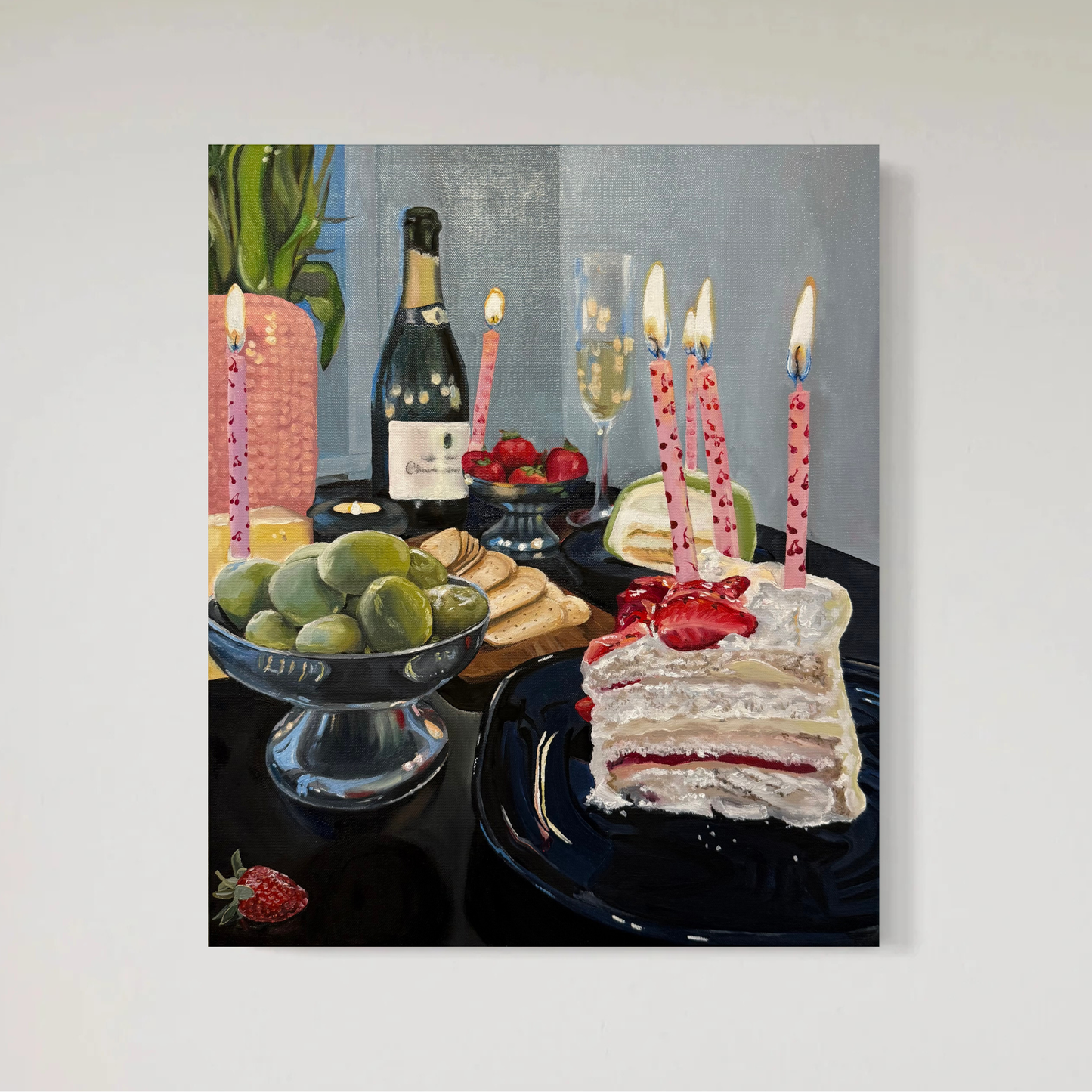 ”Happy birthday I love you” -original painting