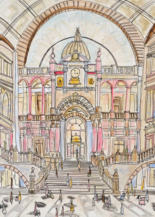 Antwerp Central Station Print