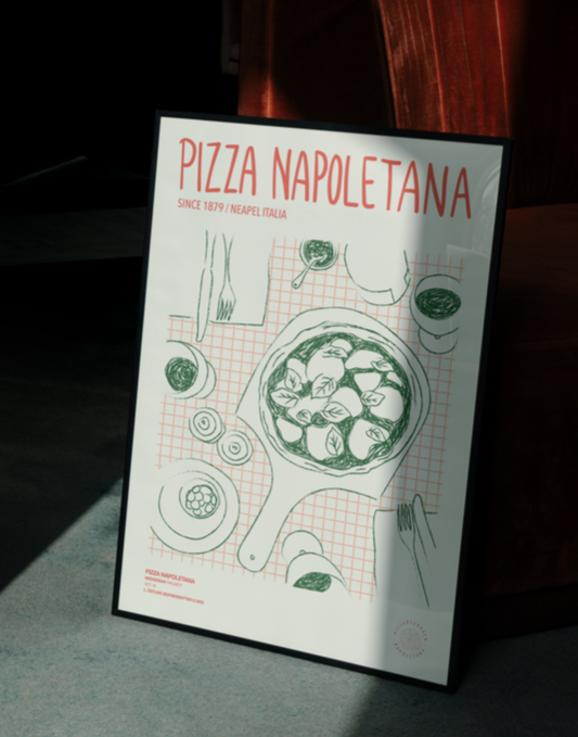 PIZZA NAPOLETANA - POSTER