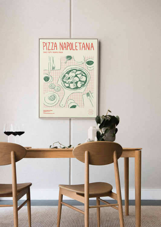 PIZZA NAPOLETANA - POSTER