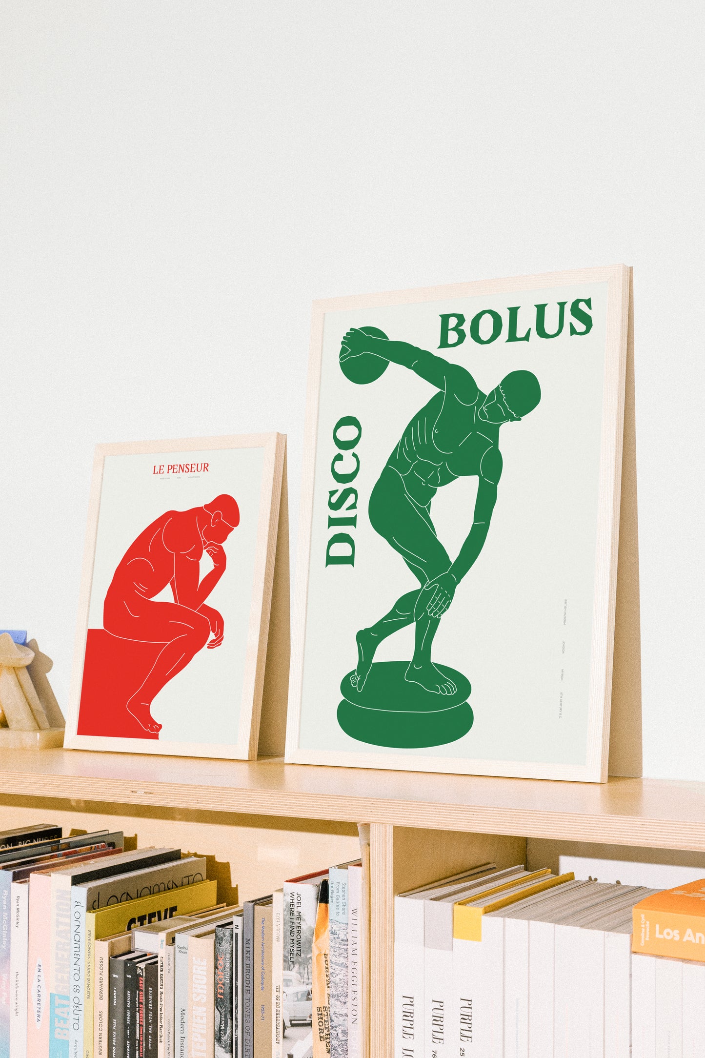 Discobolus (Green) - Poster