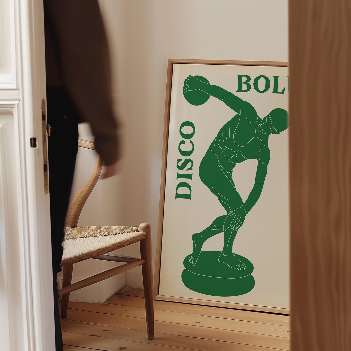 Discobolus (Green) - Poster