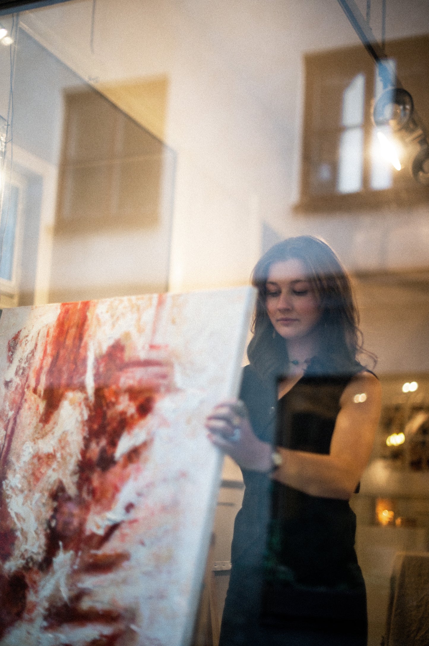 ”Burning Hours” 80x80cm - Original